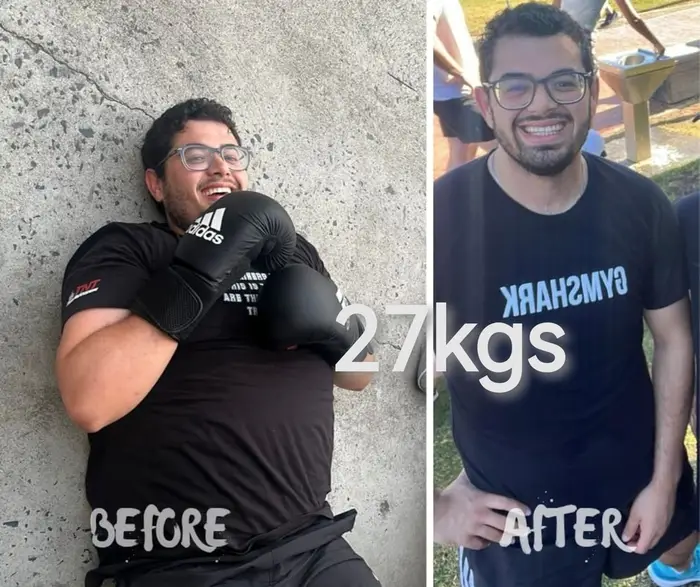 Sergio before and after