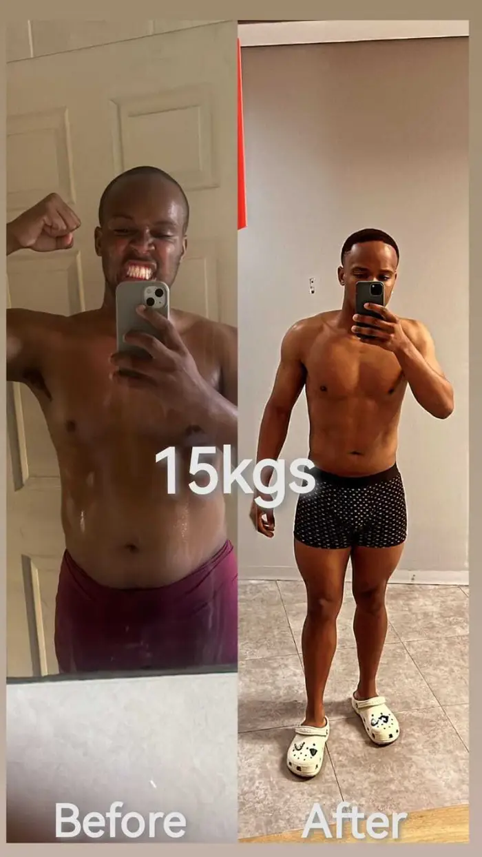 Coach Yams before and after